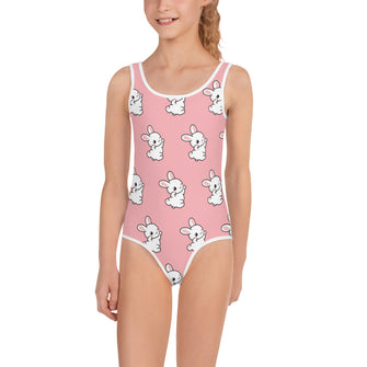 Lovely Cute Bunny Pink Swimsuit